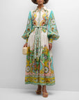 Luxe Balloon Sleeve Maxi Dress