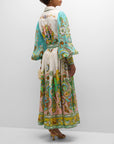 Luxe Balloon Sleeve Maxi Dress