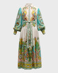 Luxe Balloon Sleeve Maxi Dress