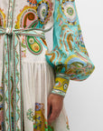 Luxe Balloon Sleeve Maxi Dress