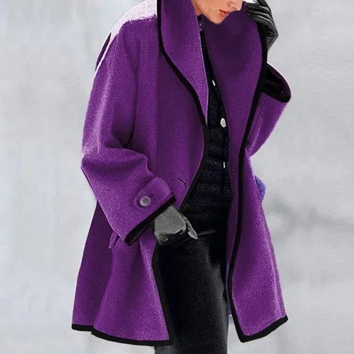 Stylish Double Breasted Wool Coat