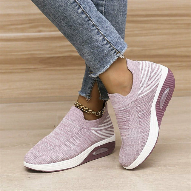 Knit Slip-On Ergonomic Shoes