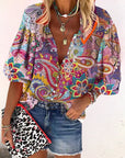 Women’s Summer Button Down Blouse