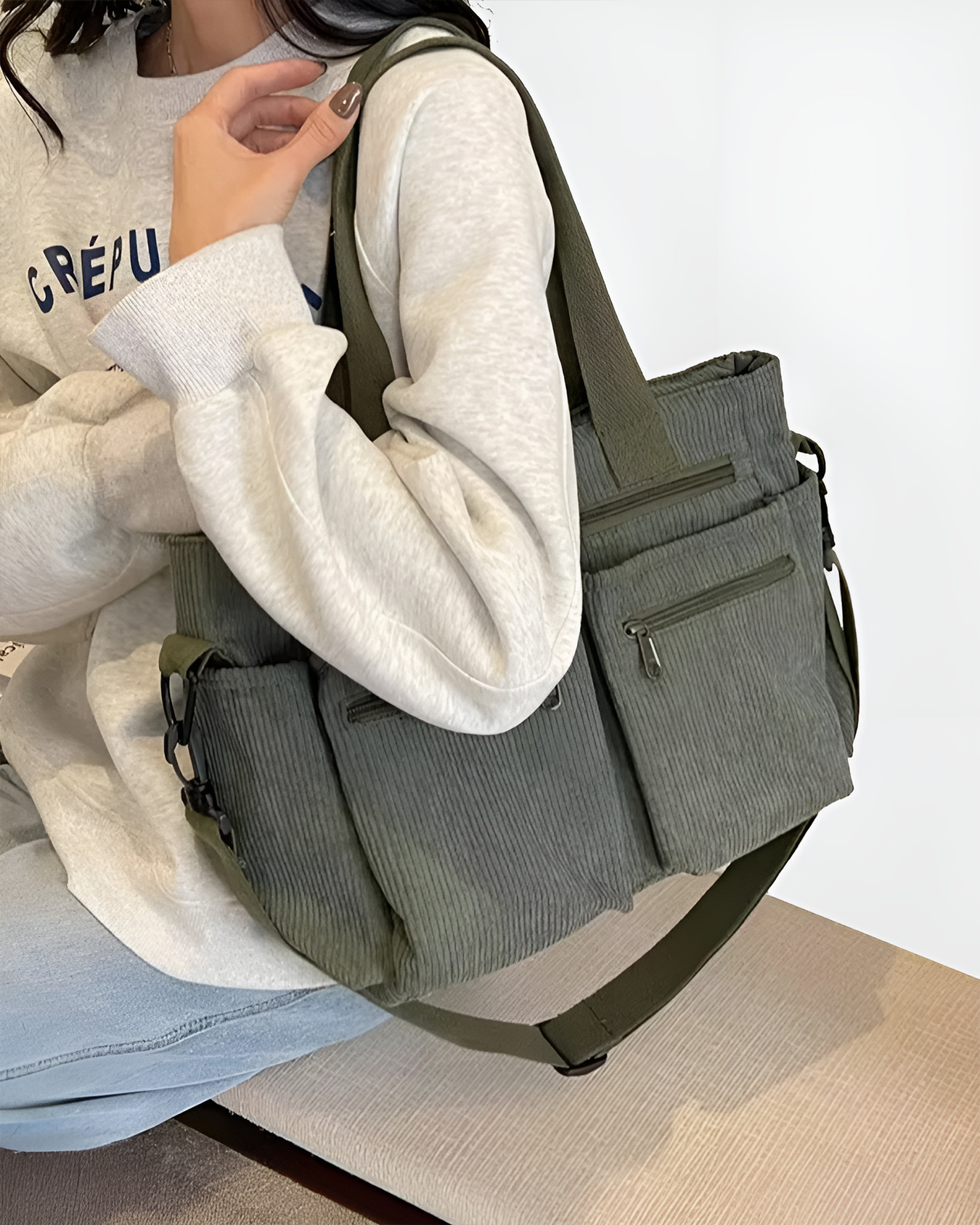 Minimalist Large Capacity Tote Bag