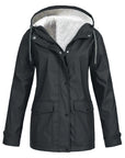 Windproof Rain Jacket Women