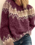 Arctic Knitted Jumper – Cozy Women's Winter Sweater