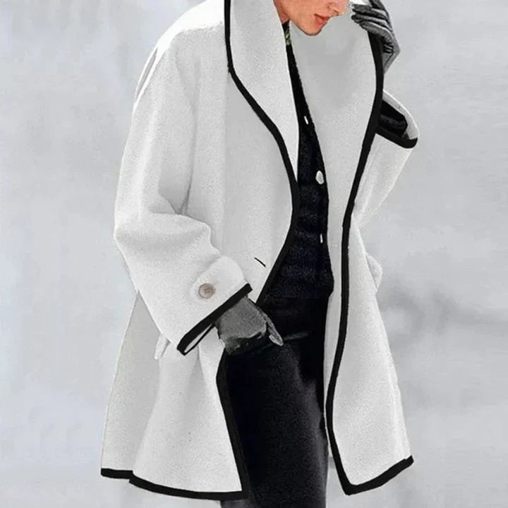 Stylish Double Breasted Wool Coat