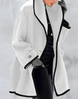 Stylish Double Breasted Wool Coat