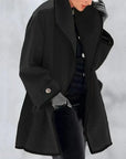 Stylish Double Breasted Wool Coat