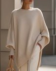 Round Neck Loose Mid-Length Sweater