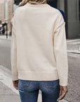 Crew Neck Fashion Pullover Sweater