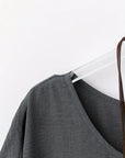 Breezy Casual Cotton Loose Blouse