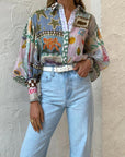 Statement Sleeve Collared Shirt