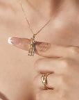 Hug Necklace with Symbolic Embrace Design