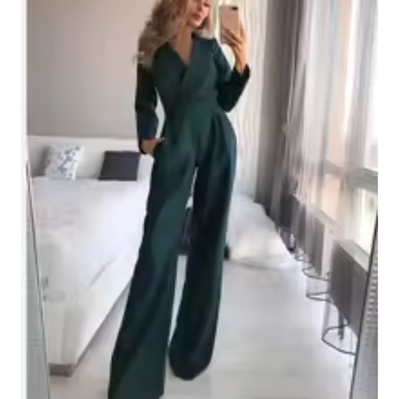 Formal Wrap Jumpsuit for Women