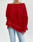 Fashion Solid Color Sweatshirt