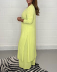 Elegant V-Neck Split Luxe Dress