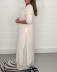Elegant V-Neck Split Luxe Dress
