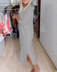 Casual round neck dress