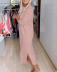 Casual round neck dress