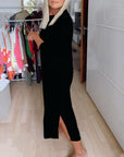 Casual round neck dress