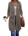 Long Sleeve Hoodie With Zip Up