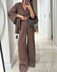 Comfortable V-Neck Casual Two-Piece Set