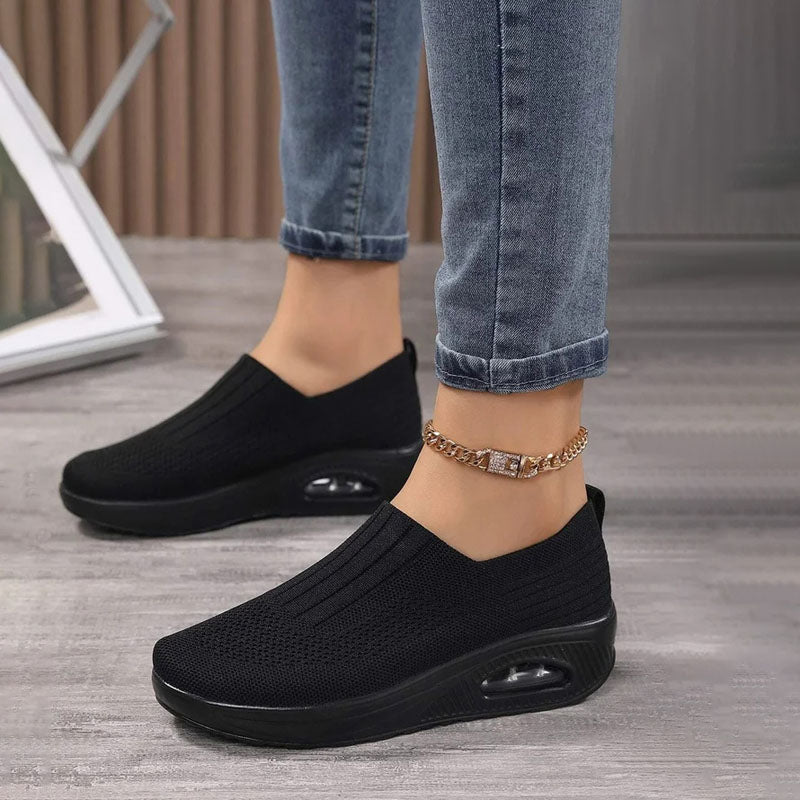 Comfy Air Breathable Slip-On Sneakers for Women