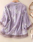 Classic Cotton Top with Intricate Embroidery