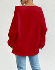 Fashion Solid Color Sweatshirt