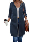 Long Sleeve Hoodie With Zip Up
