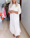 Casual round neck dress