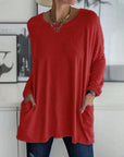 Casual Oversized Round Neck Sweater