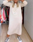 Casual round neck dress