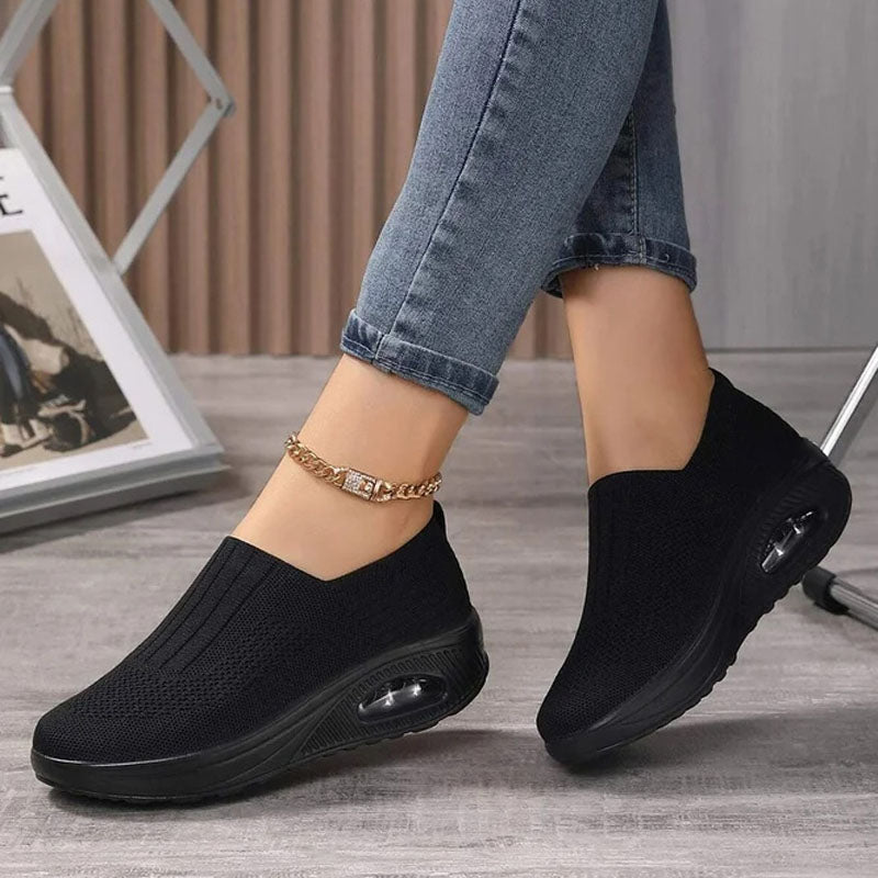 Comfy Air Breathable Slip-On Sneakers for Women