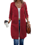 Long Sleeve Hoodie With Zip Up