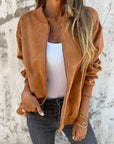 Heritage Suede Bomber Jacket