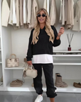 Comfy Matching Top and Pants Set