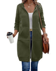 Long Sleeve Hoodie With Zip Up