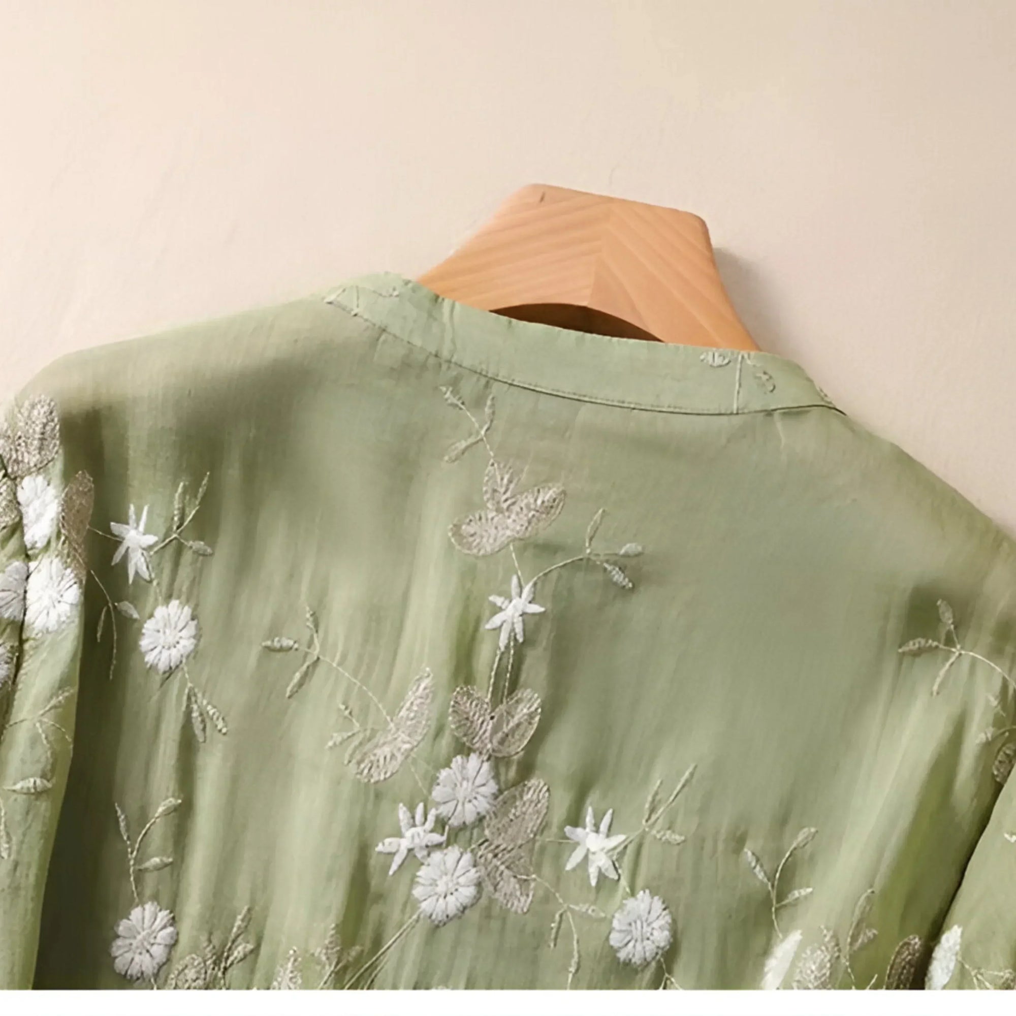 Classic Cotton Top with Intricate Embroidery
