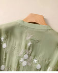 Classic Cotton Top with Intricate Embroidery