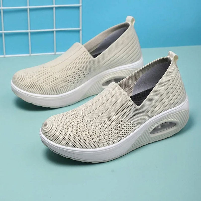 Comfy Air Breathable Slip-On Sneakers for Women