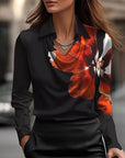 Luxurious Shine Satin Top – Drapey Silhouette for Chic Evenings and Date Nights