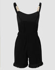 Stylish Chain Shoulder Two-Piece Set