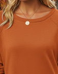 Irregular Button-Down Hem Top