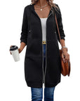 Long Sleeve Hoodie With Zip Up