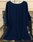 Breezy Casual Cotton Loose Blouse