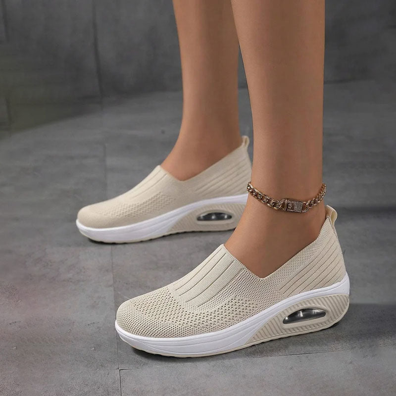 Comfy Air Breathable Slip-On Sneakers for Women