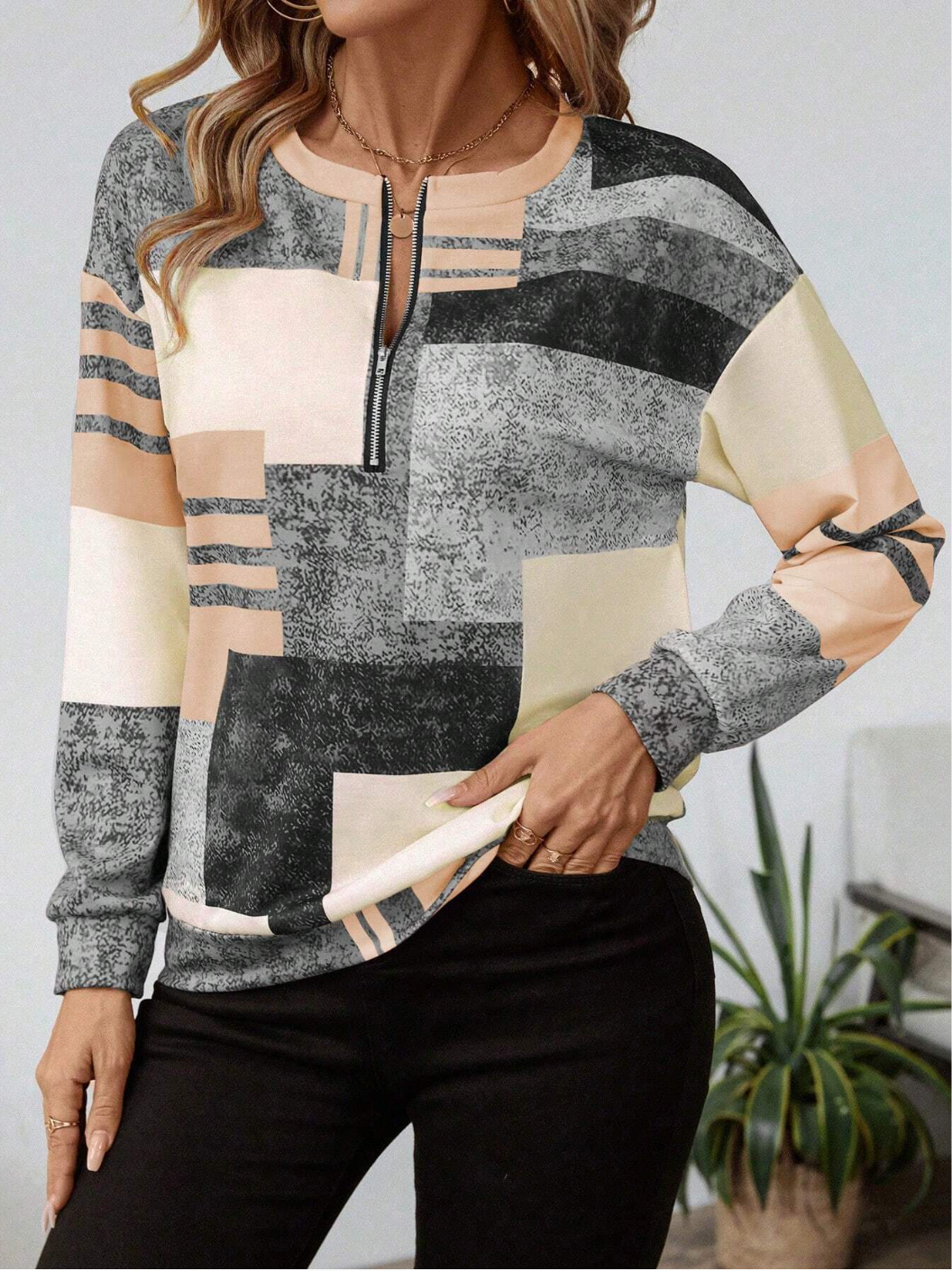 Chic Vintage Long Sleeve Pullover