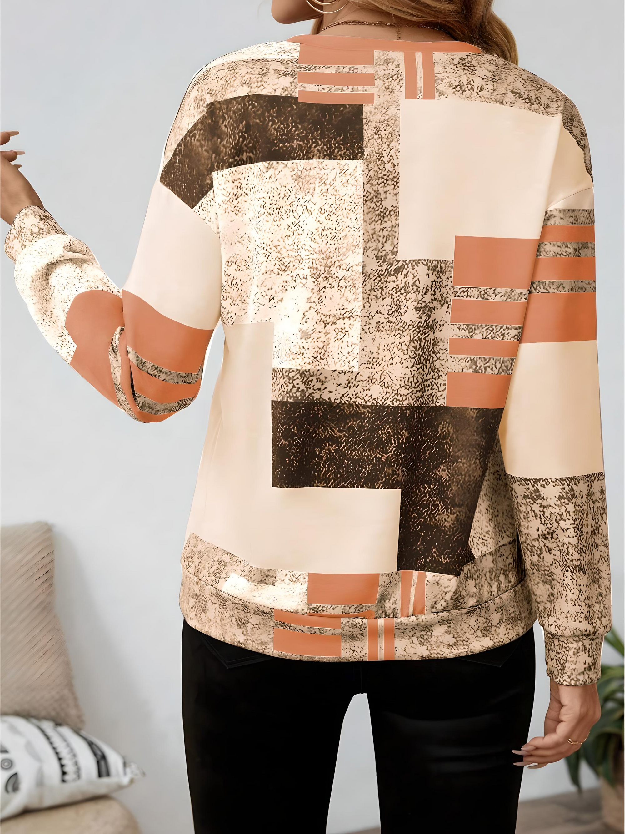 Chic Vintage Long Sleeve Pullover
